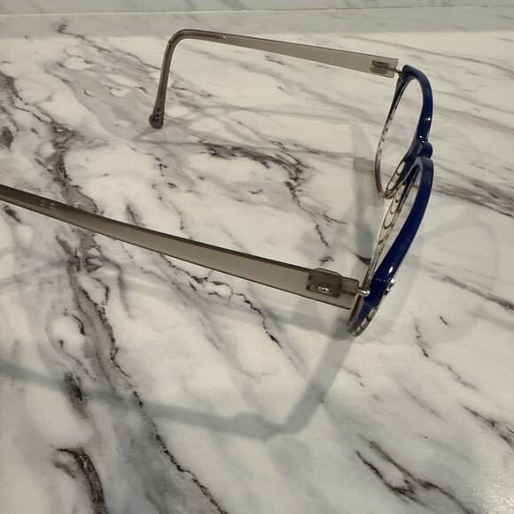 IGREEN 0418 V4.56 Blue Clear DESIGNER EYEGLASSES 52-19-143 - Picture 2 of 8